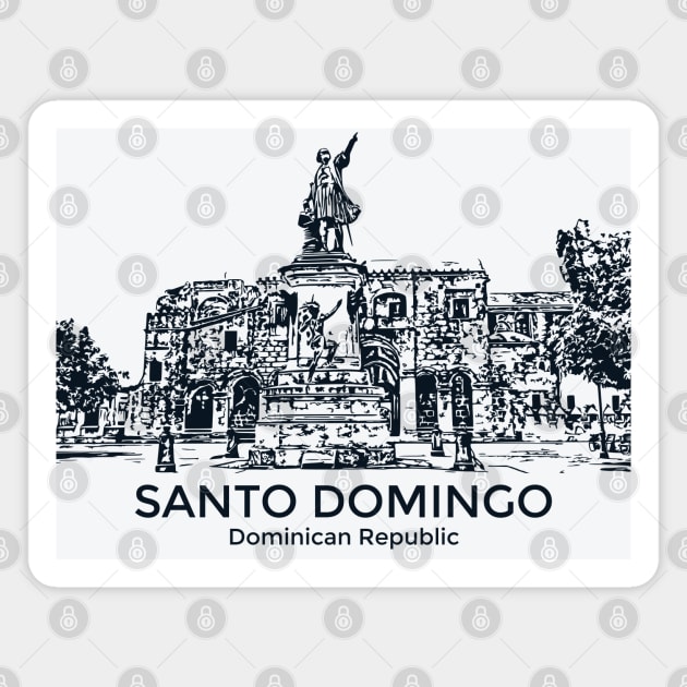 Santo Domingo - Dominican Republic Magnet by Lakeric